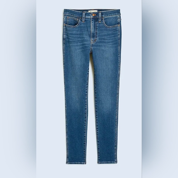 madewell 10" high-rise roadtripper authentic  skinny jeans - Picture 6 of 7